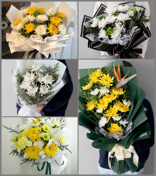 贵州毕节市威宁县石门乡河坝村白事花束代送